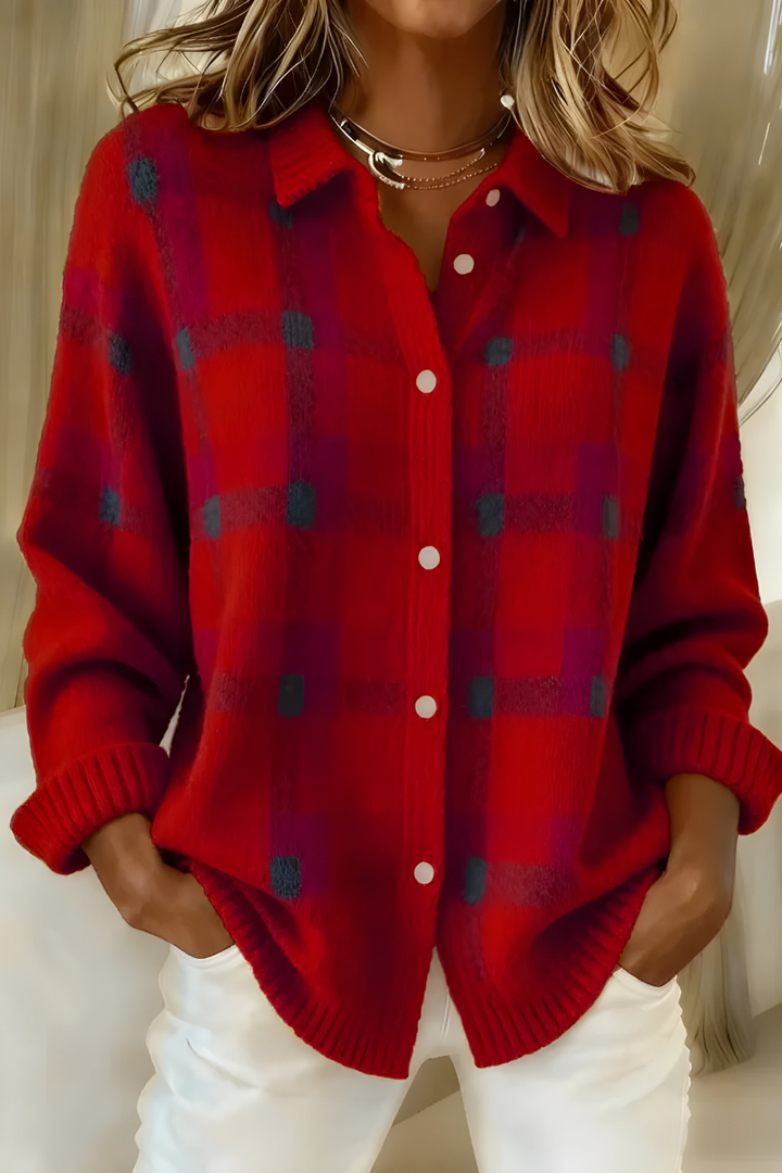 Tamsin™ | Check Autumn Sweater