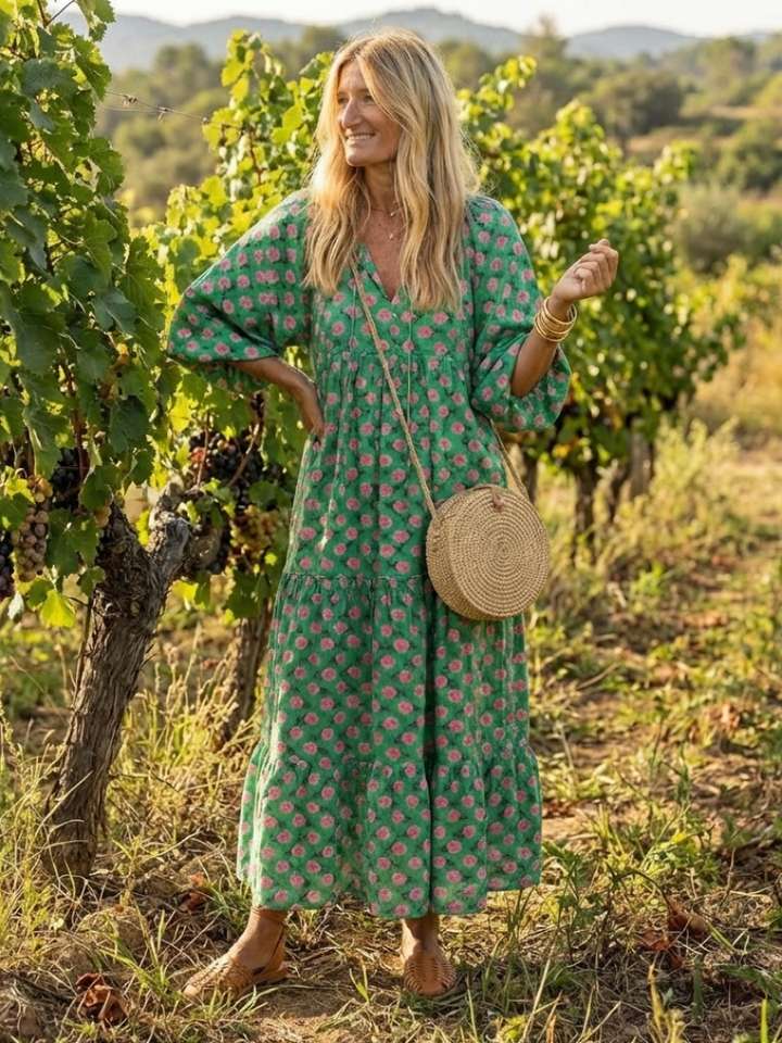 Rosalie™ | Meadow Blossom Maxi Dress