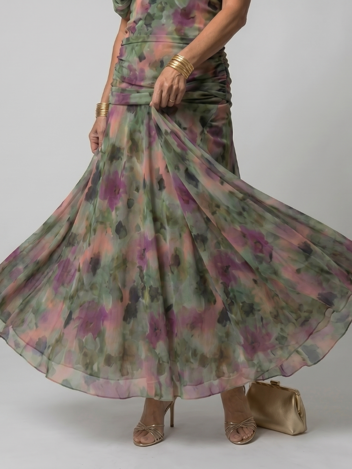 Celandine™ | Twilight Bloom Maxi Dress