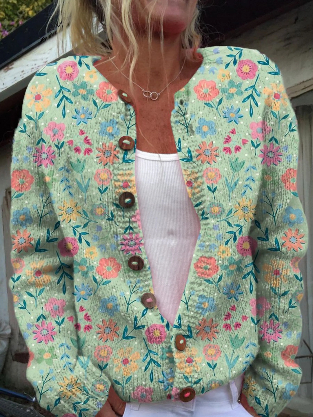 Willow™ | Spring Meadow Knitted Cardigan