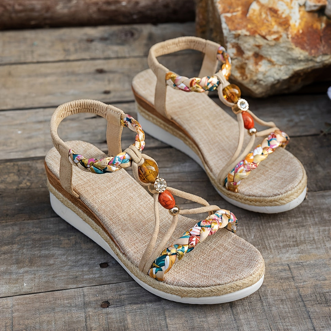 Basilisa | Sandalias Bohemias Con Cuña