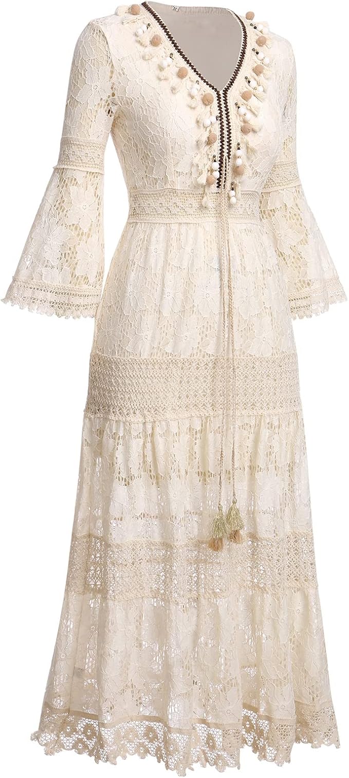 Carlota | Vestido Bordados Delicados