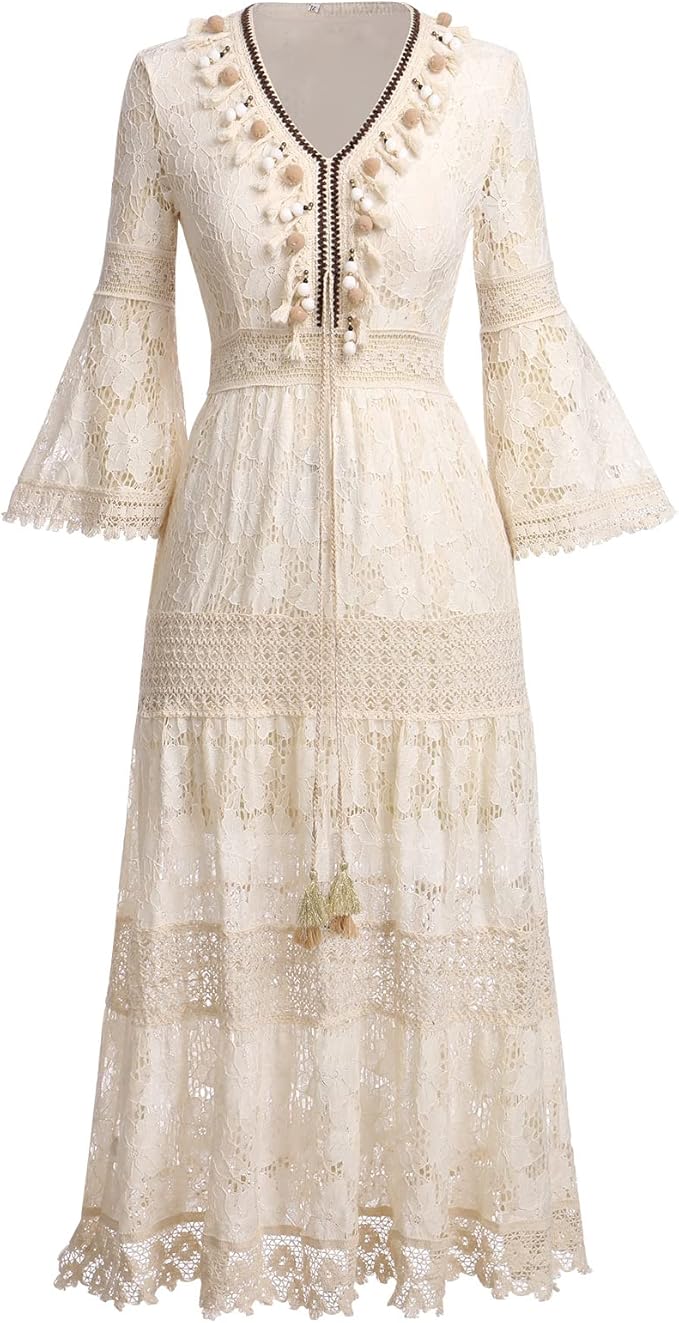 Carlota | Vestido Bordados Delicados