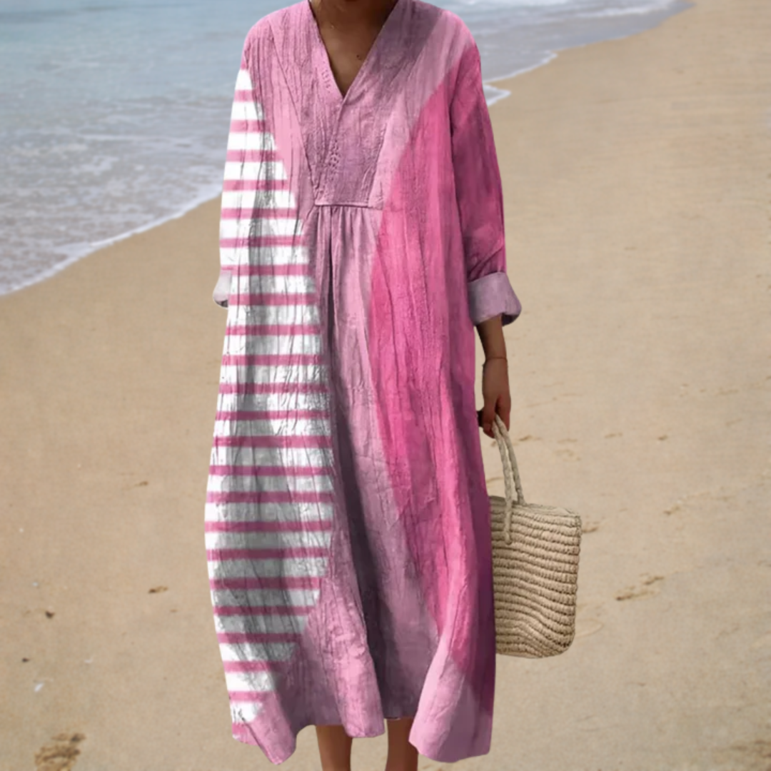 Tiburcia | Vestido Patchwork Armonioso