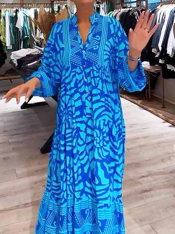 Yaretzi | Vestido Motivos Tropicales