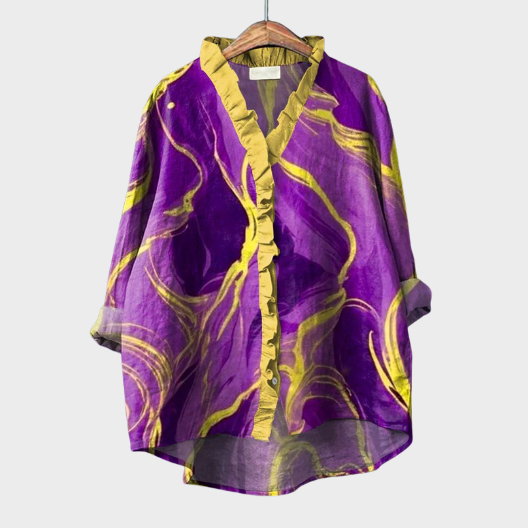 Aldonza | Blusa Artística Sofisticada