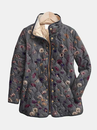 Isla™ | Botanical Quilted Floral Jacket