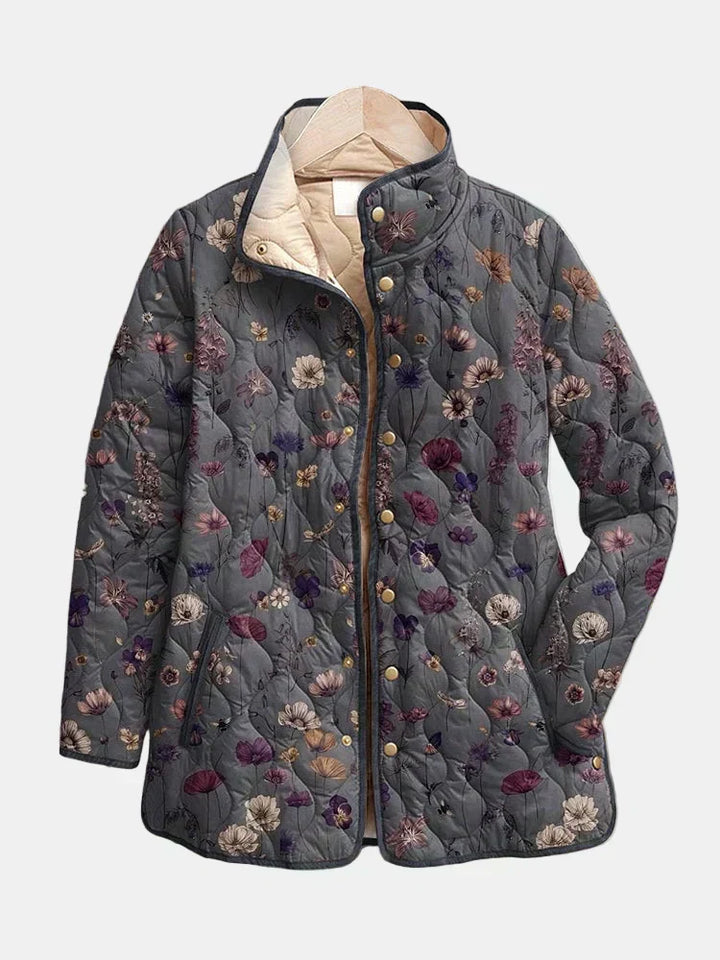Isla™ | Botanical Quilted Floral Jacket