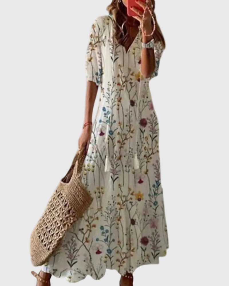 Tamara | Vestido Espíritu Mediterráneo