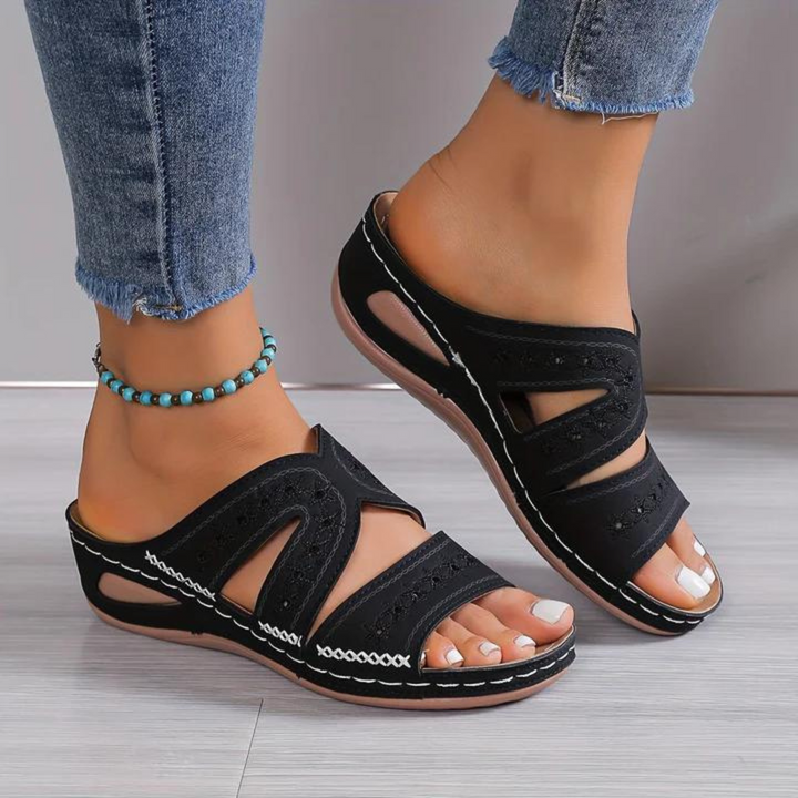 Herminia | Sandalias Ergonómicas Caladas