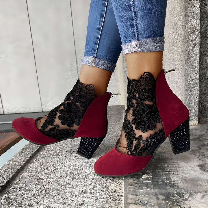 Fructuosa | Botines Encaje Majestuoso