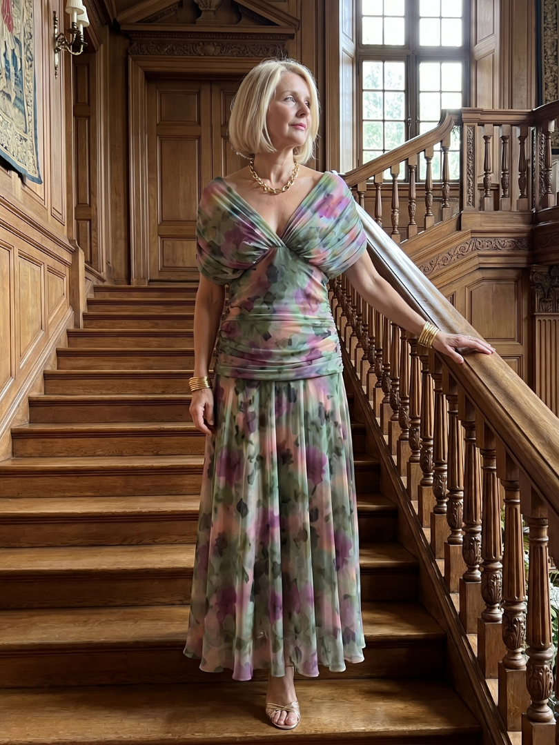 Celandine™ | Twilight Bloom Maxi Dress