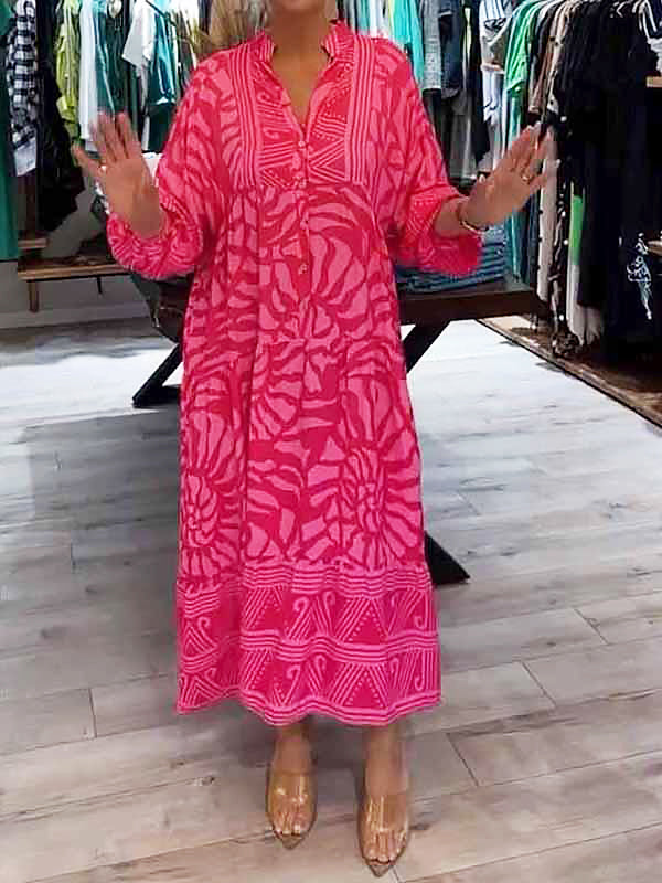 Yaretzi | Vestido Motivos Tropicales