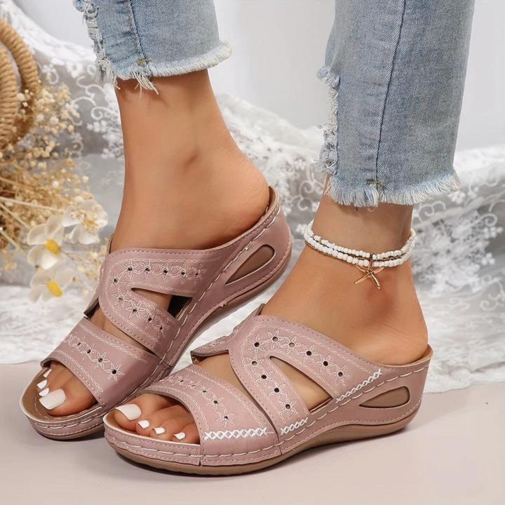 Herminia | Sandalias Ergonómicas Caladas