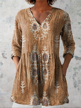 Sage™ | Heritage Meadow V-Neck Shirt