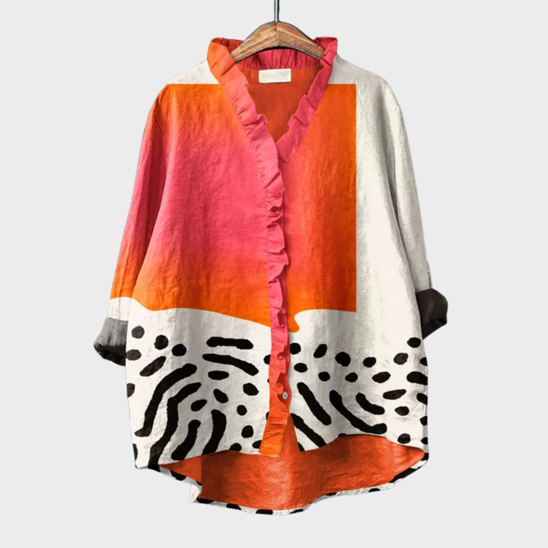 Geloira | Blusa Contraste Moderno