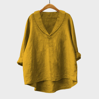 Elara™ | Timeless V-Neck Everyday Blouse