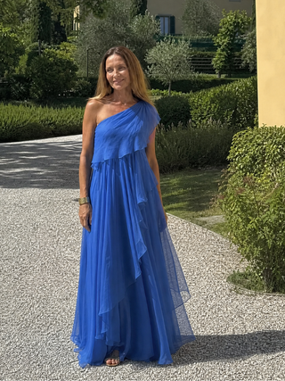 Serena™ | Emerald Ruffle Maxi Dress