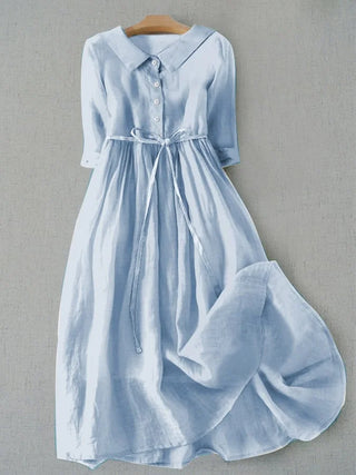 Elena™ | Delicate Bloom Midi Dress