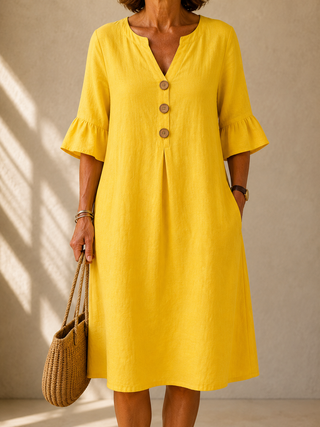 Daisy™ | Sunshine Breeze Midi Dress