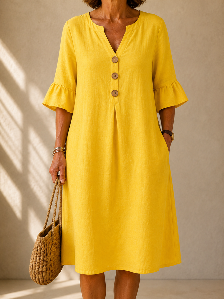 Daisy™ | Sunshine Breeze Midi Dress