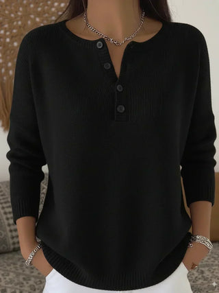 Elodie™ | Henley Autumn Sweater