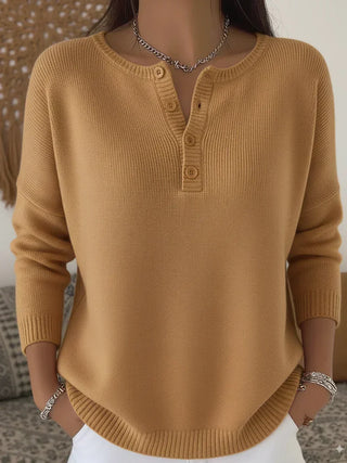 Elodie™ | Henley Autumn Sweater