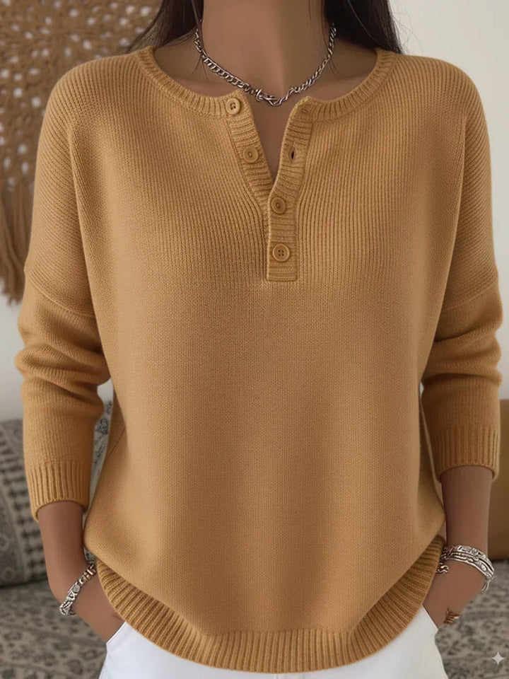 Elodie™ | Henley Autumn Sweater
