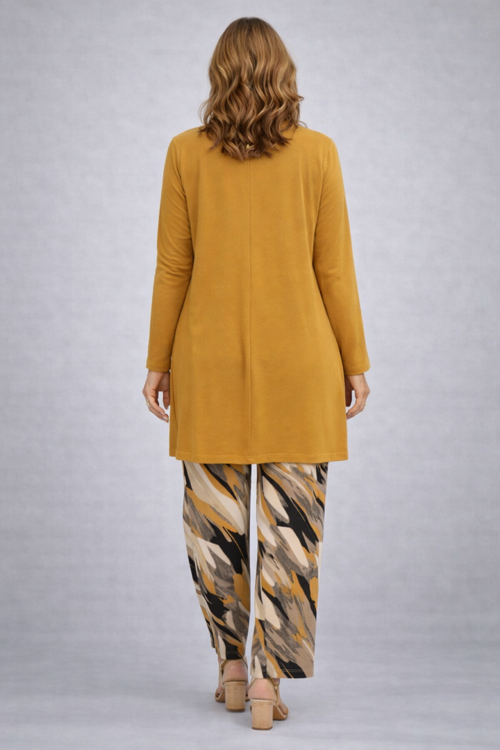 Amelia™ | Mustard Gold Abstract Print 3-Piece Set
