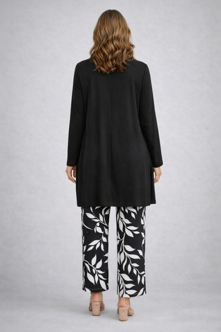 Celestine™ | Black & Ivory Botanical Print 3-Piece Set