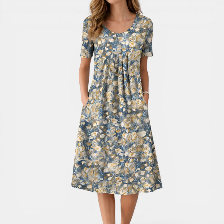 Morwenna™ | Wildflower Meadow Midi Dress