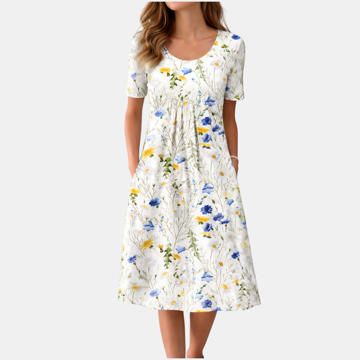 Morwenna™ | Wildflower Meadow Midi Dress