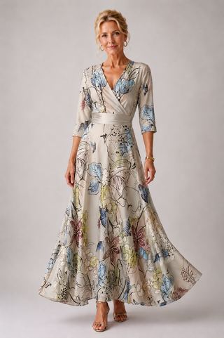 Elowen™ | Enchanted Garden Wrap Dress