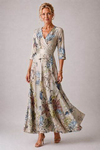 Elowen™ | Enchanted Garden Wrap Dress