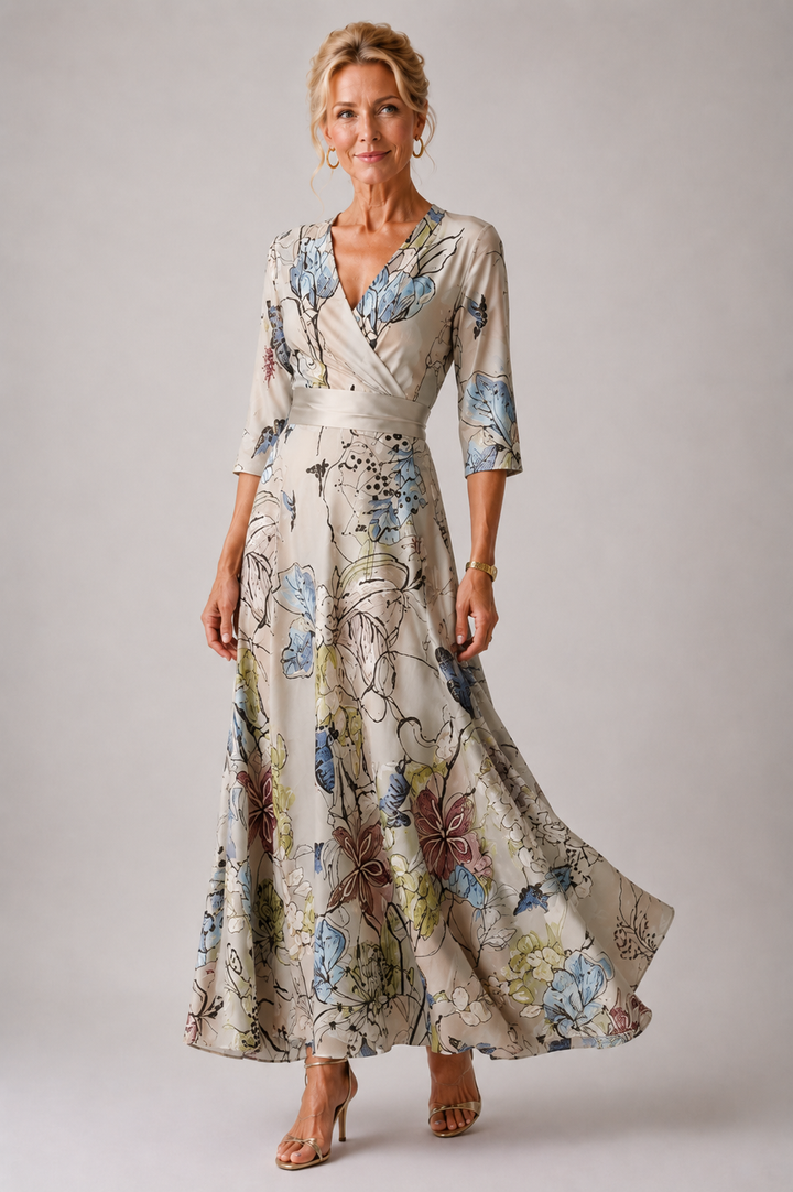Elowen™ | Enchanted Garden Wrap Dress