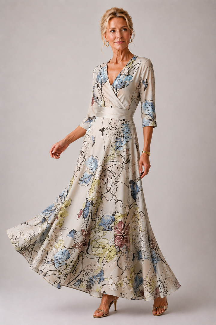 Elowen™ | Enchanted Garden Wrap Dress