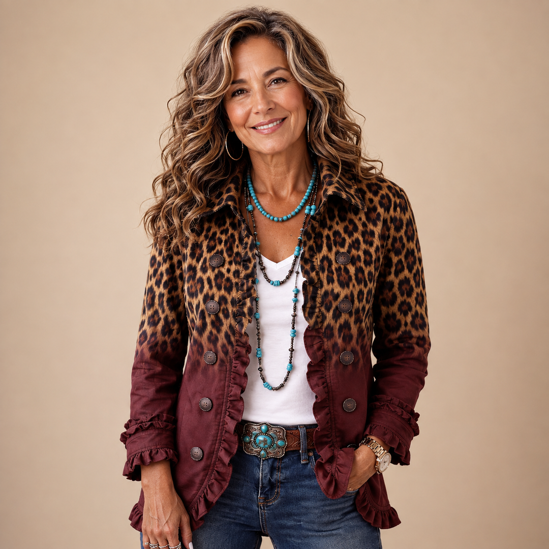 Seraphine™ | Wild Elegance Ruffle Jacket