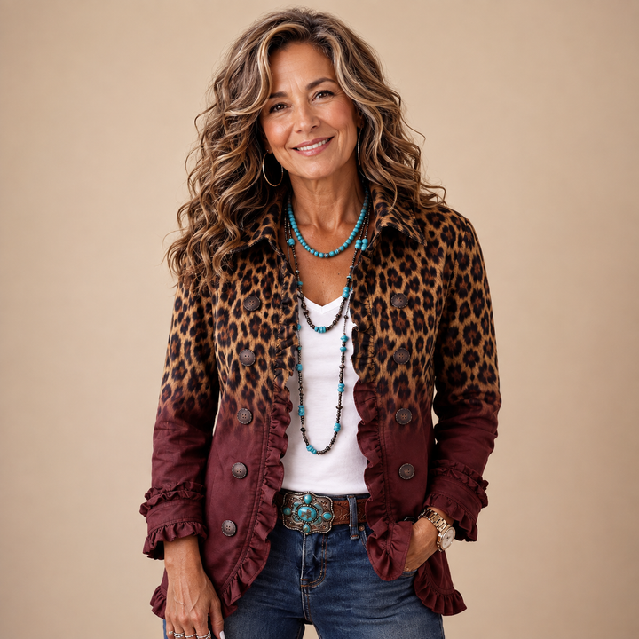 Seraphine™ | Wild Elegance Ruffle Jacket