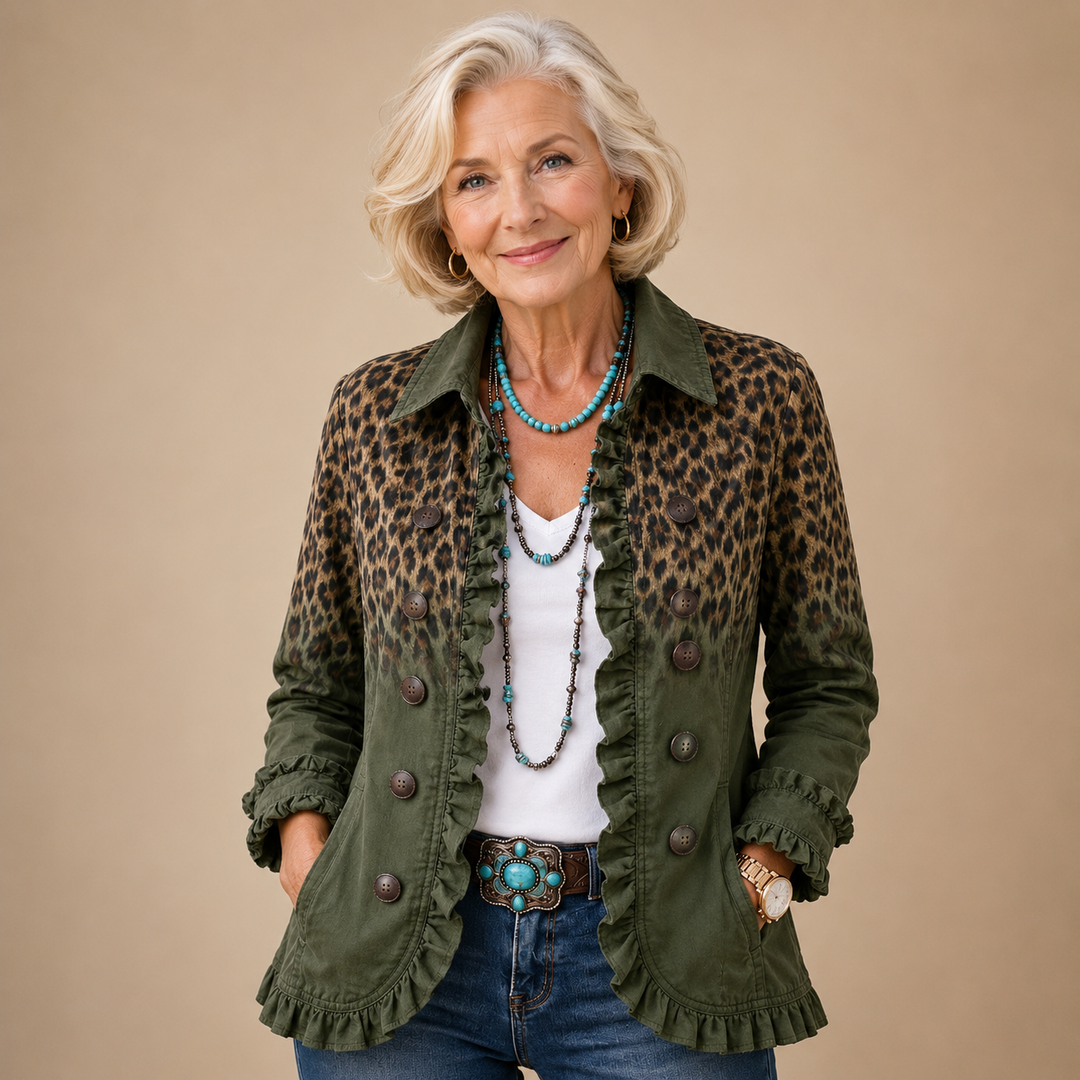 Seraphine™ | Wild Elegance Ruffle Jacket