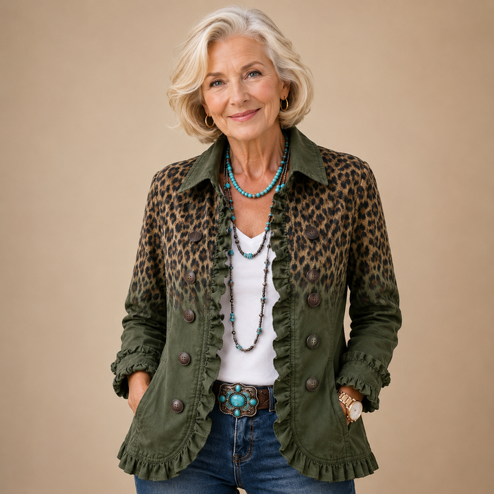 Seraphine™ | Wild Elegance Ruffle Jacket
