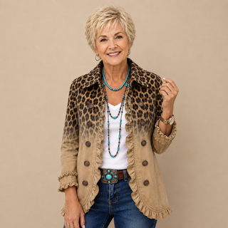 Seraphine™ | Wild Elegance Ruffle Jacket