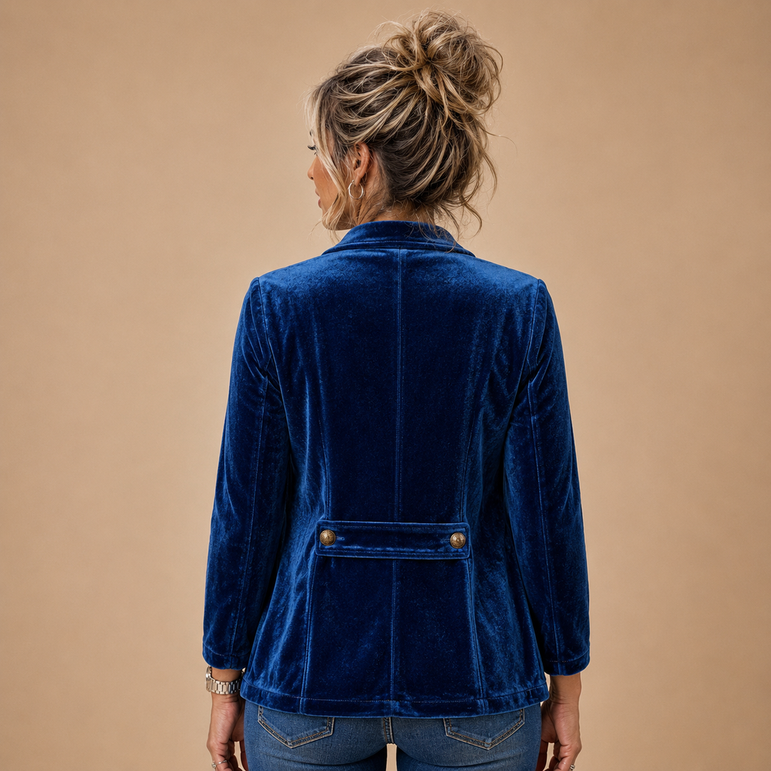 Valentina™ | Luxe Velvet Tailored Jacket