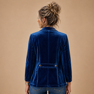 Valentina™ | Luxe Velvet Tailored Jacket