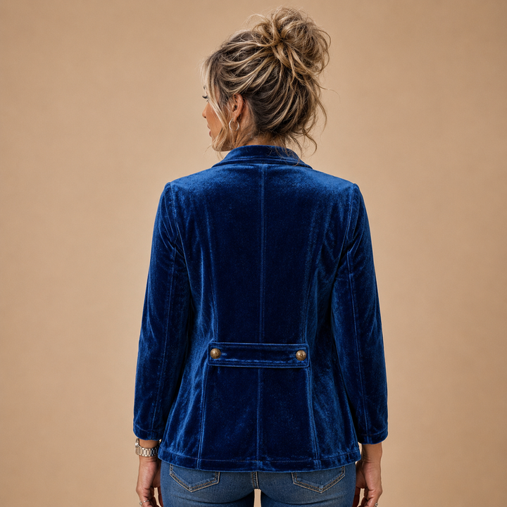 Valentina™ | Luxe Velvet Tailored Jacket