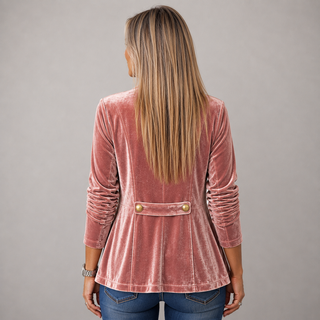 Valentina™ | Luxe Velvet Tailored Jacket