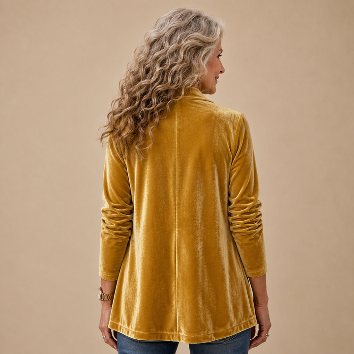 Valentina™ | Luxe Velvet Tailored Jacket