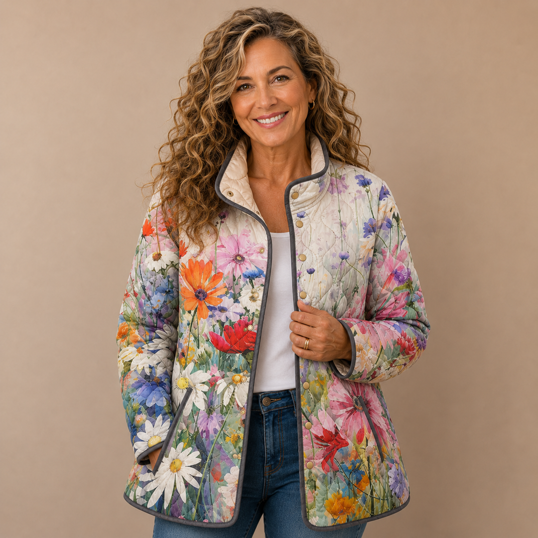 Amelie™ | Enchanted Garden Quilted Jacket