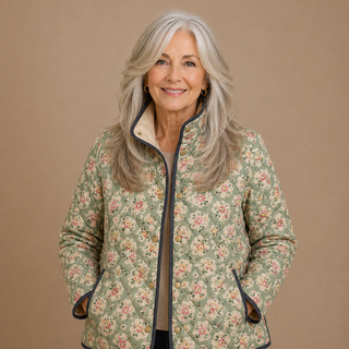 Rosabelle™ | Vintage Floral Quilted Jacket