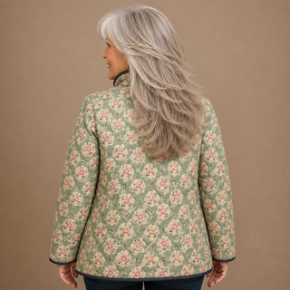 Rosabelle™ | Vintage Floral Quilted Jacket