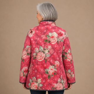 Amélie™ | Romantic Rose Quilted Jacket